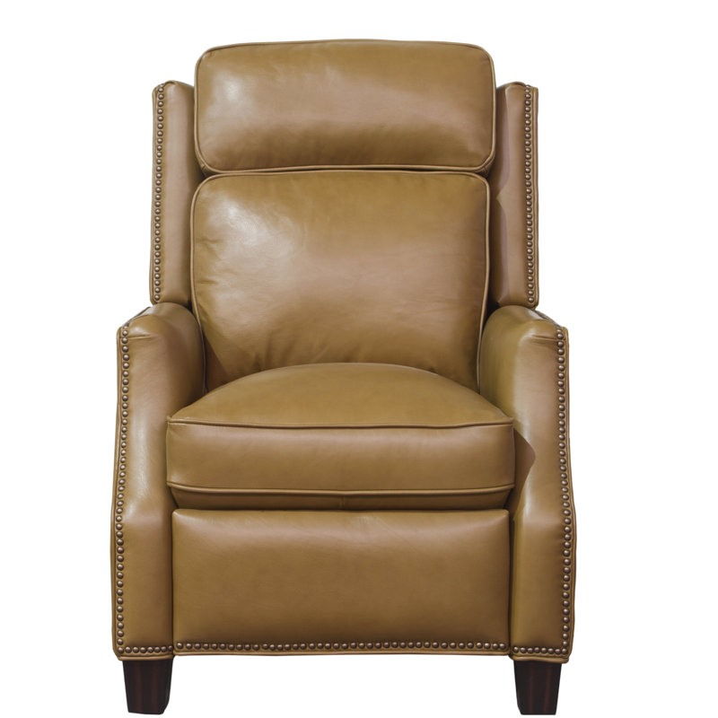 Darby Home Co Kathi 29.5'' Wide Genuine Leather Manual Club Recliner
